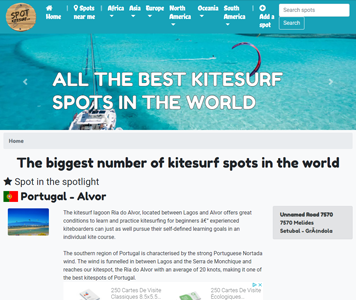 Siteweb de spotkitesurf